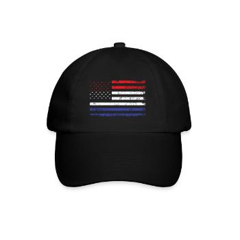 Pays-Bas États-Unis Amérique Drapeau Drapeau Racines Sport - Casquette classique - noir/noir - Devant