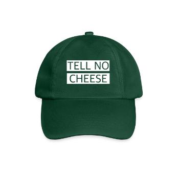 Das ist Käse | lustige Sprüche, englisch, Unsinn - Baseballkappe - Flaschengrün - Vorne