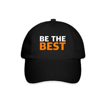 Be the Best | Motivation, minimum, success - Baseball Cap - black/black - Front