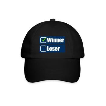 Winner - Baseball Cap - black/black - Front