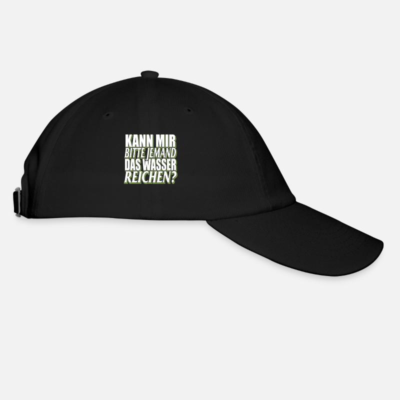 Bin kein Arsch kriecher! - Baseballkappe - Schwarz/Schwarz