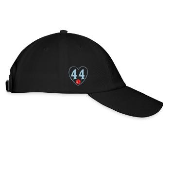 Malatya 44 Herz - Baseballkappe - Schwarz/Schwarz - Rechts