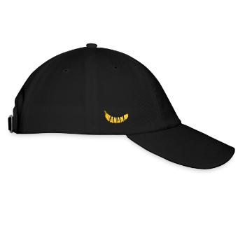 Banana - Baseballkappe - Schwarz/Schwarz - Rechts