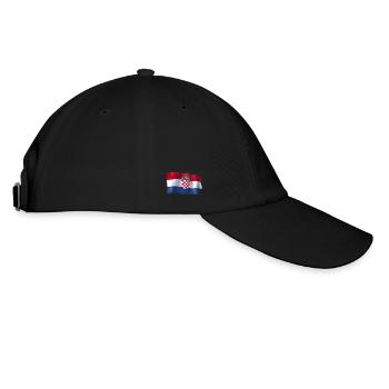 Drapeau de la Croatie - Casquette classique - noir/noir - Droite