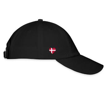Drapeau Danemark - Casquette classique - noir/noir - Droite