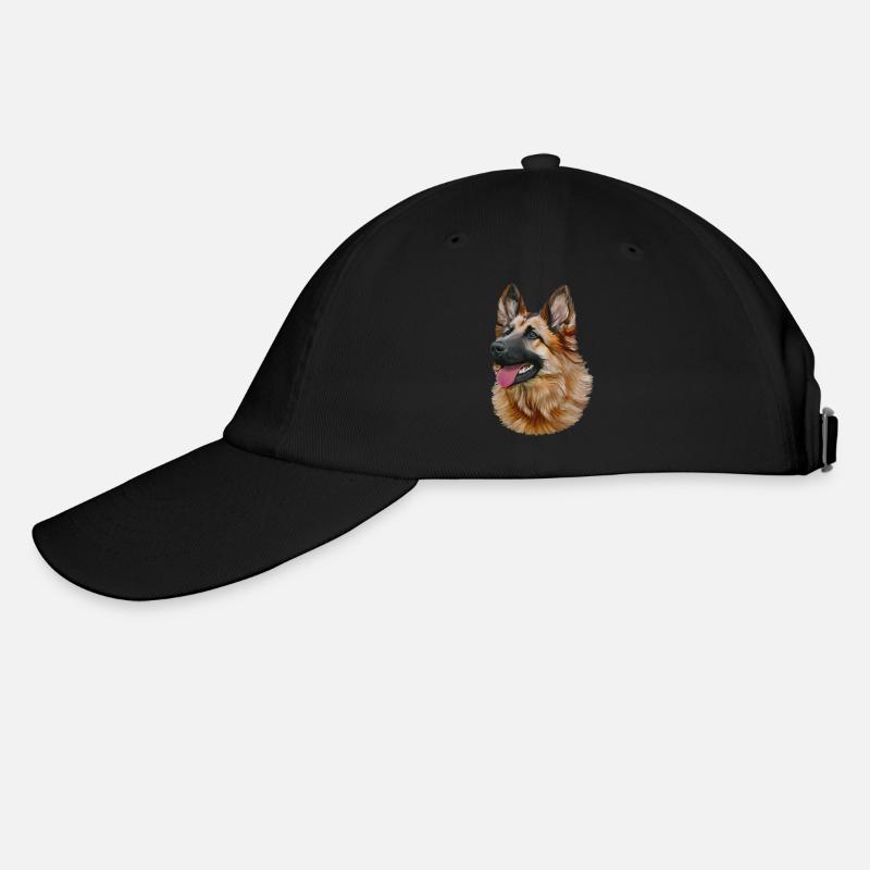 Deutscher Schäferhund - German Shepherd - Baseball Cap - black/black