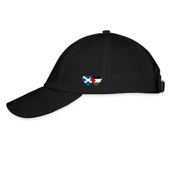 Ecosse Palestine drapeau coeur - Casquette classique - noir/noir - Gauche