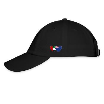 United Arab Emirates New Zealand Flag - Baseball Cap - black/black - Left