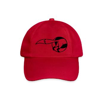 Fuchs Loch Hinterteil Hinten Fuchsbau hinein gehen - Baseballkappe - klassisch Rot - Vorne