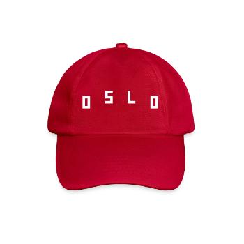 Oslo - Baseballkappe - klassisch Rot - Vorne