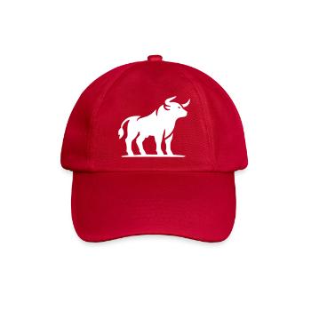 stier tier - Baseballkappe - klassisch Rot - Vorne