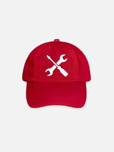 Werkzeuge - Baseballkappe - klassisch Rot