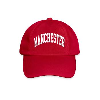 Manchester - Baseballkappe - klassisch Rot - Vorne