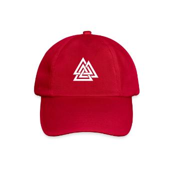 wotan viking symbol - Baseballkappe - klassisch Rot - Vorne