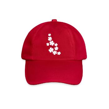 Viele Hübsche Blumen Buntes Dekorativ Muster Schön - Baseballkappe - klassisch Rot - Vorne