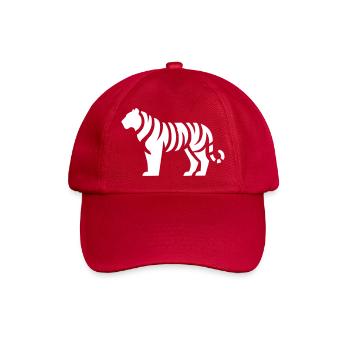 Tiger Animal - Baseballkappe - klassisch Rot - Vorne