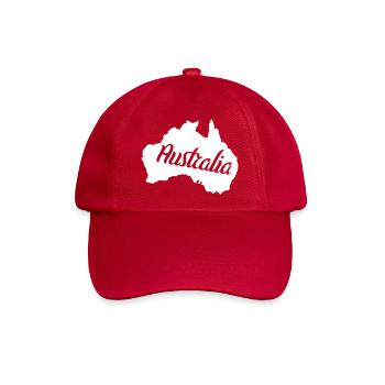 australia - Baseballkappe - klassisch Rot - Vorne