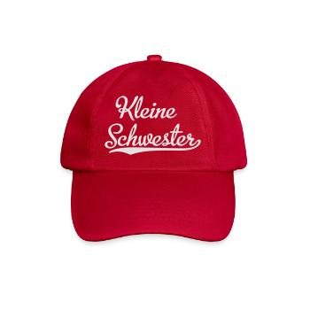 Kleine Schwester - Baseballkappe - klassisch Rot - Vorne