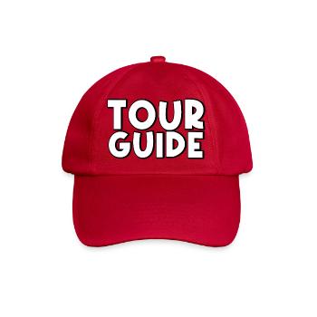 tour guide - Baseballkappe - klassisch Rot - Vorne