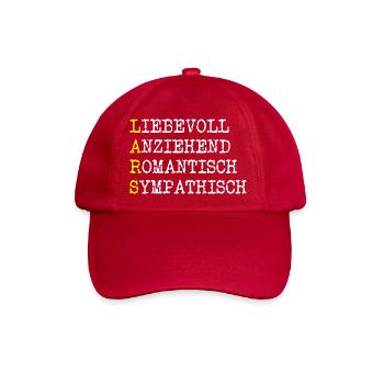 Positive Eigenschaften Lars - Baseballkappe - klassisch Rot - Vorne