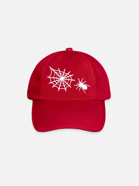 spinne spinnennetz - Baseballkappe - klassisch Rot