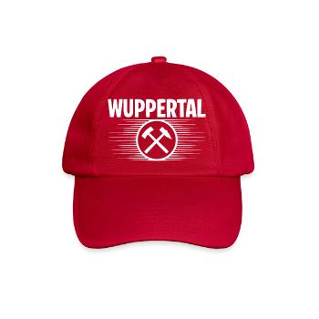 Wuppertal Glueck auf Bergbau - Baseballkappe - klassisch Rot - Vorne