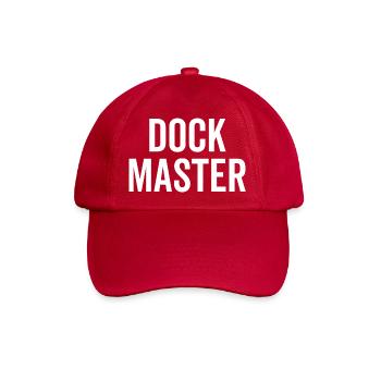 Dock-Meister - Baseballkappe - klassisch Rot - Vorne