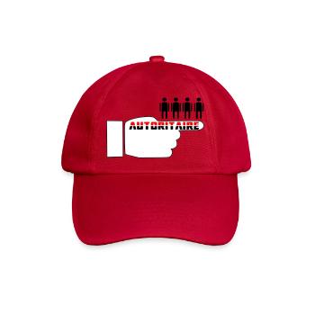 Autoritäre Faust - Baseballkappe - klassisch Rot - Vorne