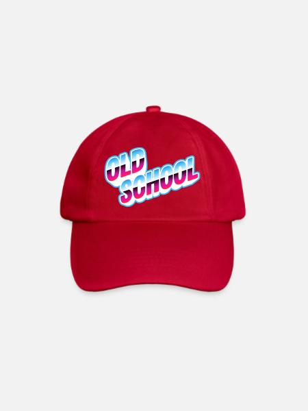 Old School Neon - Baseballkappe - klassisch Rot
