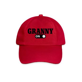 Granny on - Baseballkappe - klassisch Rot - Vorne
