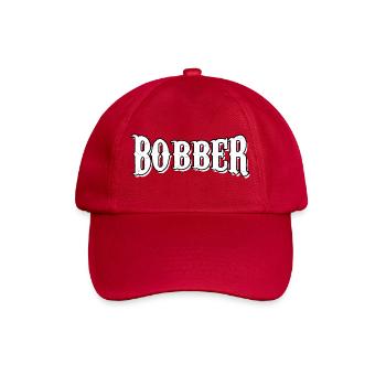 bobber chopper biker cruisen aufkleber sticker - Baseballkappe - klassisch Rot - Vorne