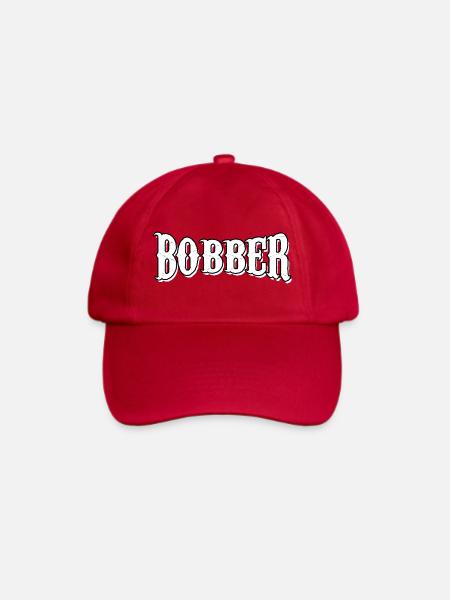 bobber chopper biker cruisen aufkleber sticker - Baseballkappe - klassisch Rot