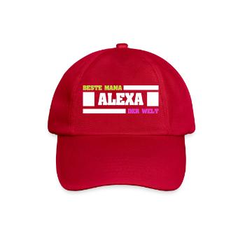 Alexa - Baseballkappe - klassisch Rot - Vorne