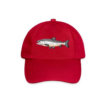 Lachse Lachs - Baseballkappe - klassisch Rot - Vorne