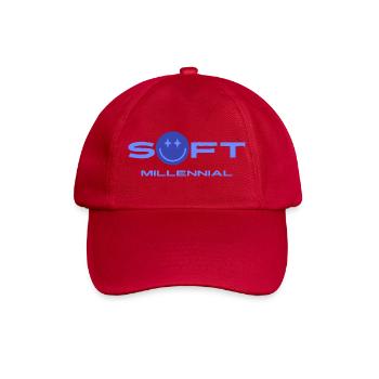 Soft Millennial Logo - Baseballkappe - klassisch Rot - Vorne