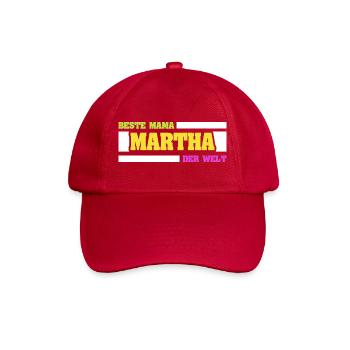 Muttertag Martha - Baseballkappe - klassisch Rot - Vorne