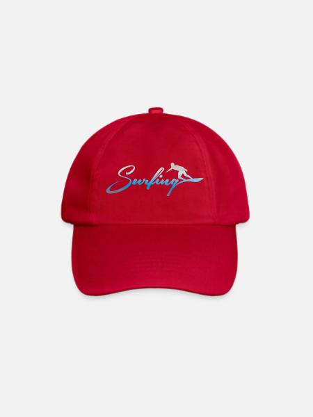 SURFEN, SURFEN - Baseballkappe - klassisch Rot