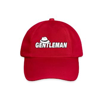 GENTLEMAN - Baseballkappe - klassisch Rot - Vorne