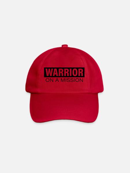 WARRIOR on a mission - Baseballkappe - klassisch Rot