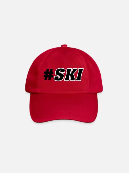 Ski Piste - Baseballkappe - klassisch Rot