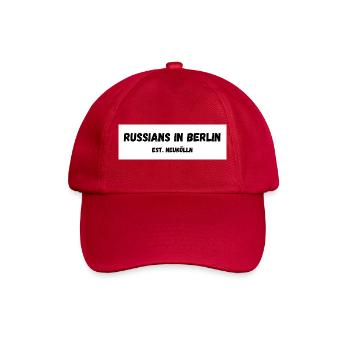 Russen in Berlin Neukölln Est. - Baseballkappe - klassisch Rot - Vorne
