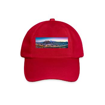 Salzburg Panorama am Abend - Baseballkappe - klassisch Rot - Vorne