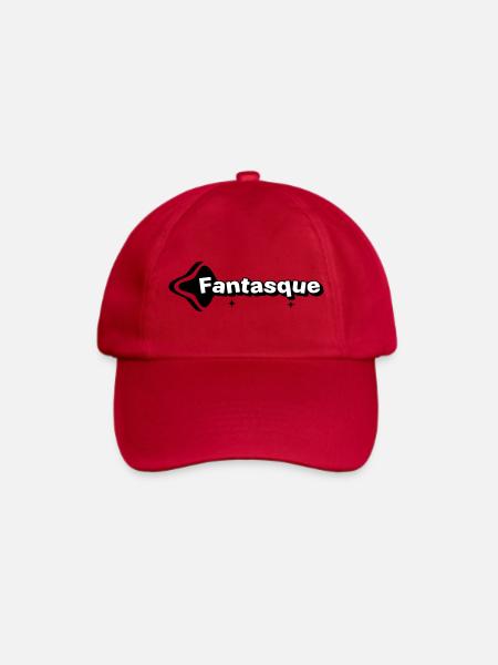 Verspieltes Schwarz-Weiß - Baseballkappe - klassisch Rot