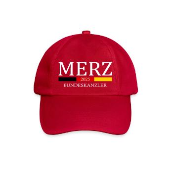 Merz for Bundeskanzler - Baseballkappe - klassisch Rot - Vorne