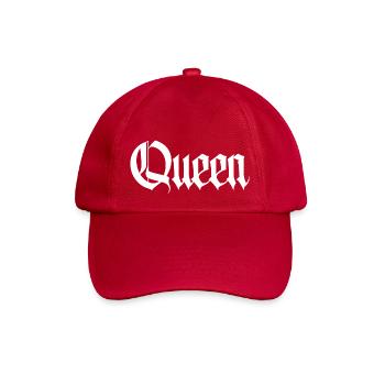 Queen - Baseballkappe - klassisch Rot - Vorne