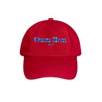 Nuku Hiva (Blaue Lagune) - Baseballkappe - klassisch Rot - Vorne