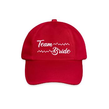 team bride - Baseballkappe - klassisch Rot - Vorne