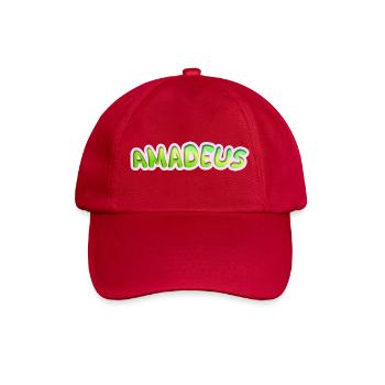 Amadeus - Baseballkappe - klassisch Rot - Vorne