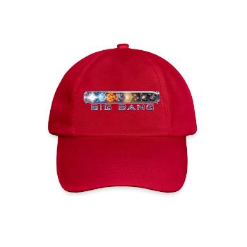 BIG BANG - URKNALL -  Das Universum im Reagenzglas - Baseballkappe - klassisch Rot - Vorne