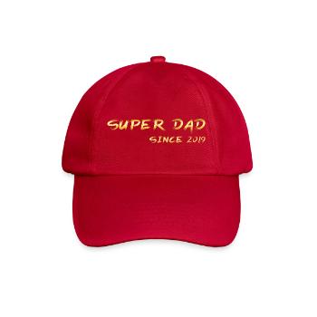 Super Dad since 2019 - Baseballkappe - klassisch Rot - Vorne